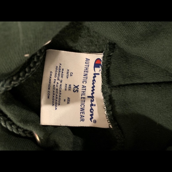 Champion hunter green hoodie - Picture 2 of 2
